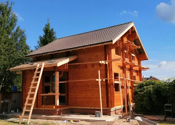 Дом из двойного бруса