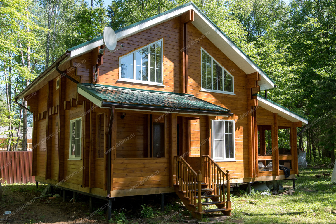 Беседка из двойного бруса - фото 14