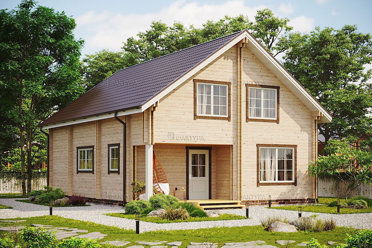 Беседка из двойного бруса - фото 7