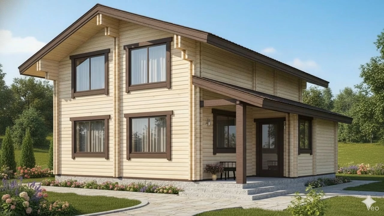 Беседка из двойного бруса - фото 8