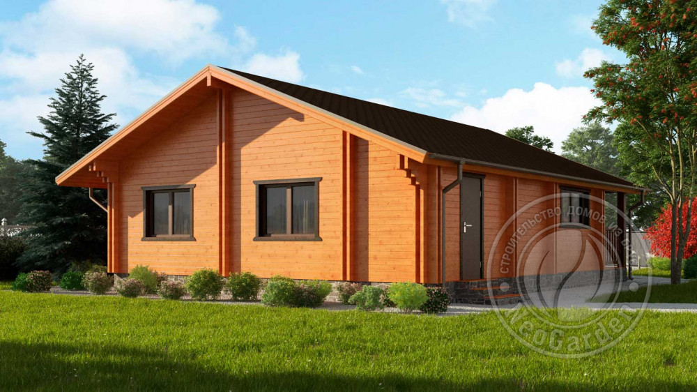 Беседка из двойного бруса - фото 5