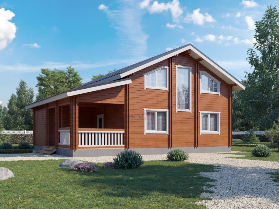 Беседка из двойного бруса - фото 6