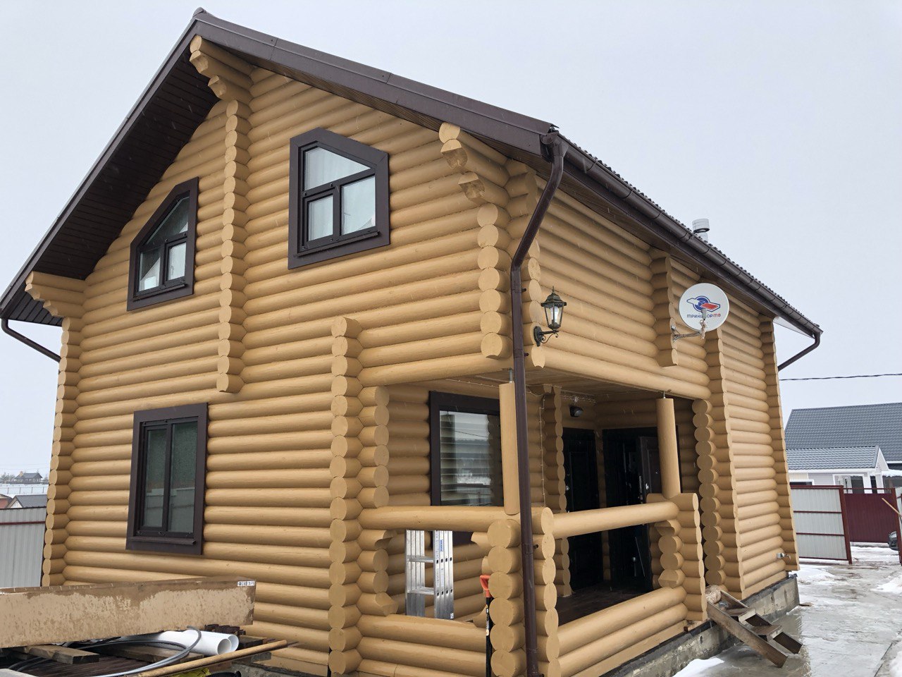 Дом из двойного бруса